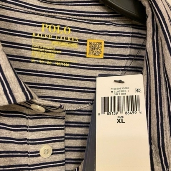 Polo Ralph Lauren Classic-Fit Performance Polo Shirt in Andover Heather Multi XL - Picture 12 of 12